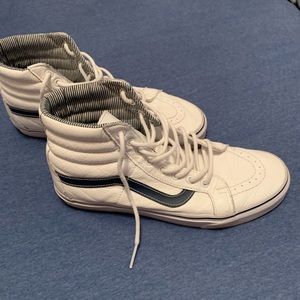 Men’s white high top Vans